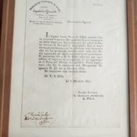 Stampa originale delegazione apostolica di Ascoli