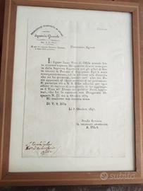 Stampa originale delegazione apostolica di Ascoli