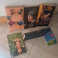 Set di sei libri usati 
