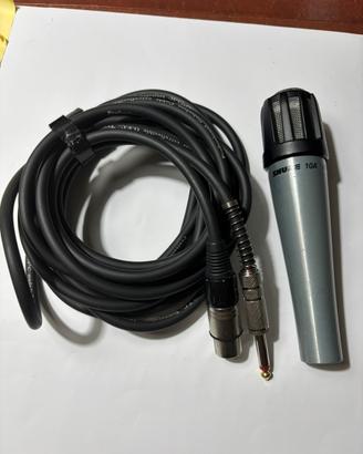 Microfono Shure 10A con cavetto