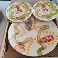 Set natalizio Thun natale piatto