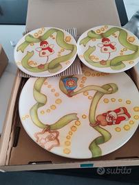 Set natalizio Thun natale piatto