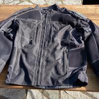 Completo nero da moto estivo A-Pro