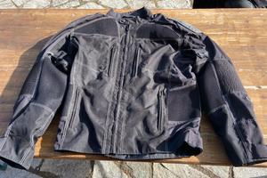 Completo nero da moto estivo A-Pro