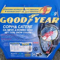 Catene neve auto 9 mm, Goodyear misura 090