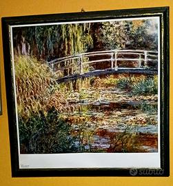 Stampa di MONET con cornice.