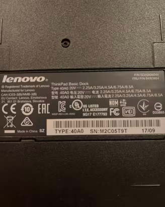 Lenovo ThinkPad Basic Dock