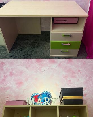 Cameretta bambina + letto a castello