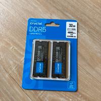 Crucial DDR5 Ram 32 GB kit 2x 16 GB 4800 Mhz CL40