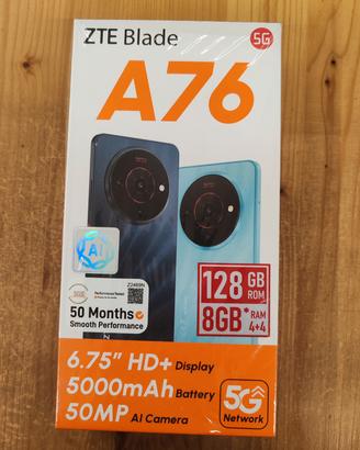 smartphone ZTE BLADE A76 8GB RAM NUOVO 