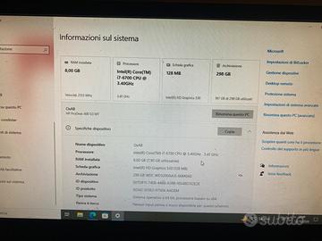 HP ProDesk i7-6700 ,RAM 8GB,Intel HD Graphics 530