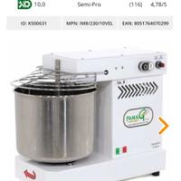 Impastatrice 8kg monofase perfetta