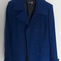 Cappotto blu donna