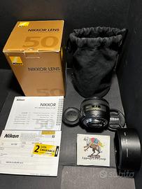 Obiettivo Nikon AFS 50 mm f 1.4 G Autofocus Bokeh