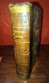 Libro antico del 1841."Le grandezze di Maria "