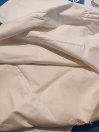Scampolo puro lino leggero panna 10,70x90