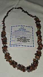 collana con bracciale madreperla 
