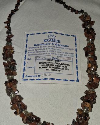 collana con bracciale madreperla 