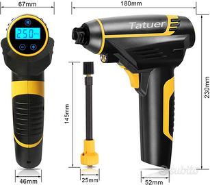 Pompa Compressore Aria Portatile Auto e bici