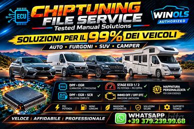Rimappatura centralina fap dpf egr adblue