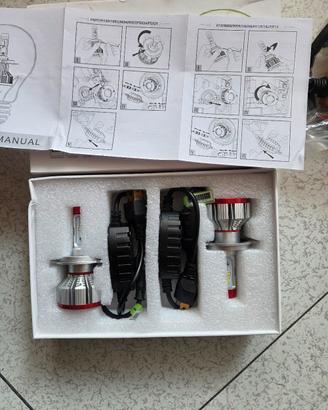 Kit Lampade LED Auto H4 6500K + Resistenze Canbus