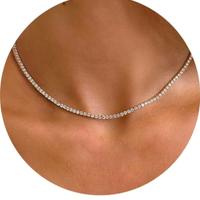 LILIE&WHITE Collana Tennis con Zirconi Cubici.