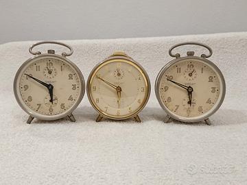 Orologi Sveglie da tavolo lotto 3 Peter