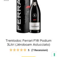 Trento doc Ferrari F1 Podium Celebration 3 L