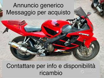 Ricambi honda cbr 600 f sport