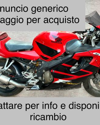 Ricambi honda cbr 600 f sport