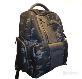 Zaino Piquadro multi tasche camo (tonalità grigio)
