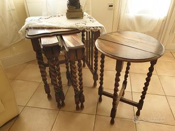 Tavolino in legno 4 in 1