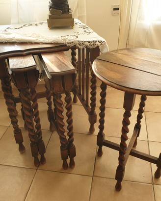 Tavolino in legno 4 in 1