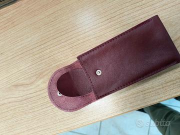 🟤 CUSTODIA SINGOLA IN VERO CUOIO PER OROLOGIO