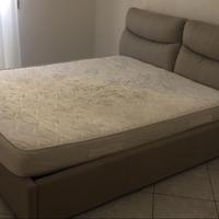 Letto contenitore imbottito