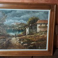 Olio su tela con garanzia
