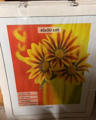 Lotto 5 cornici a giorno 40 × 50 cm