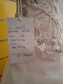 abito da sposa misura 46