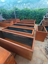 Fioriere  varie misure in corten