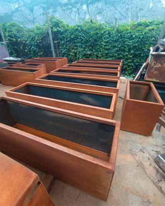 Fioriere  varie misure in corten