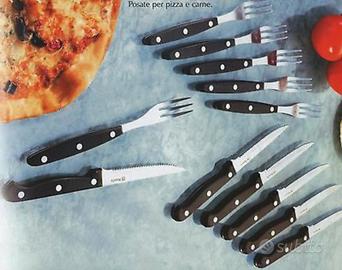 Amc set pizza e carne 12 coltelli + 12 forchette - Arredamento e Casalinghi  In vendita a Treviso