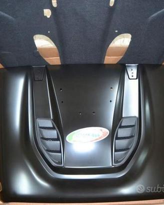 Cofano completo JEEP Wrangler JK con prese d'aria