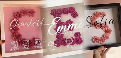 Quadretti personalizzati per nascite e ricorrenze