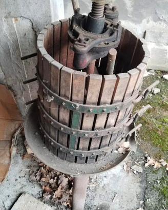Torchio pigiatrice tino botti damigiane