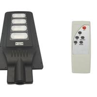 Lampione stradale faro a led 120w con pannello sol