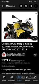 cupolino Puig per Aprilia Tuono v4 