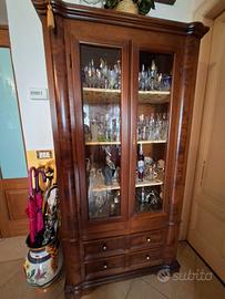 Mobiletto vetrina per bicchieri o libreria