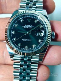 Rolex DJ 41 nero brilli 126334 jubilee 2018 full 