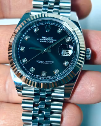 Rolex DJ 41 nero brilli 126334 jubilee 2018 full 