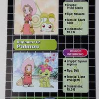 Carta Digimon 1999 Lenticolare - Tanemon/Palmon